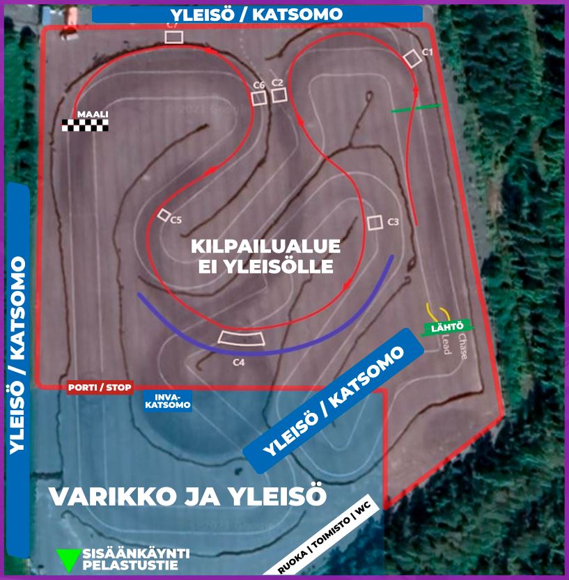 EPUA aluekartta